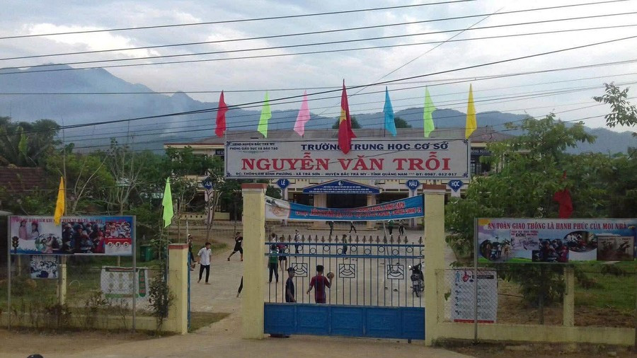 Trường THCS Nguyễn Văn Trỗi (xã Trà My, TP Đà Nẵng). Ảnh giaoducthoidai.vn