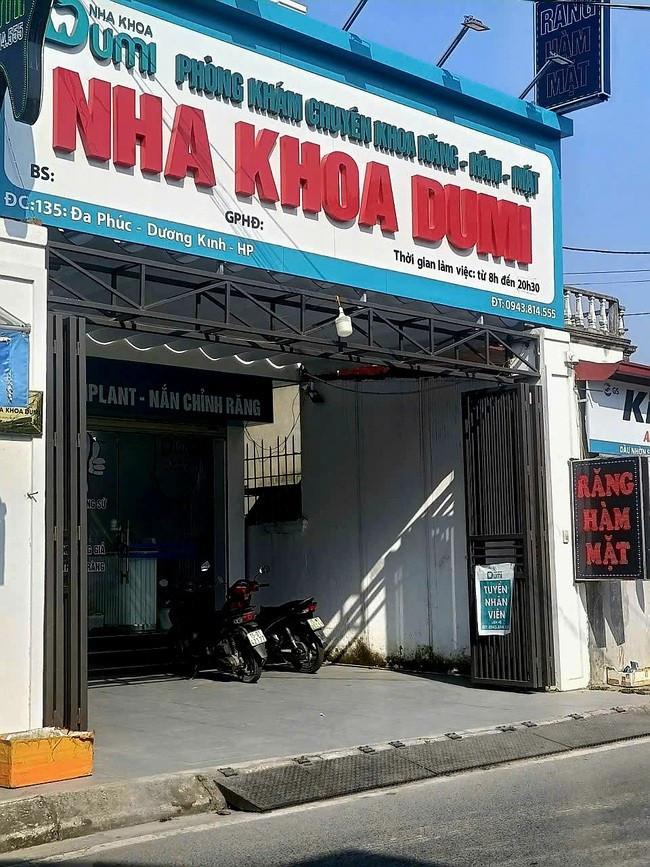 Xử phạt 2 phòng khám Răng hàm mặt 'chui’ tại Hải Phòng - Ảnh 1.
