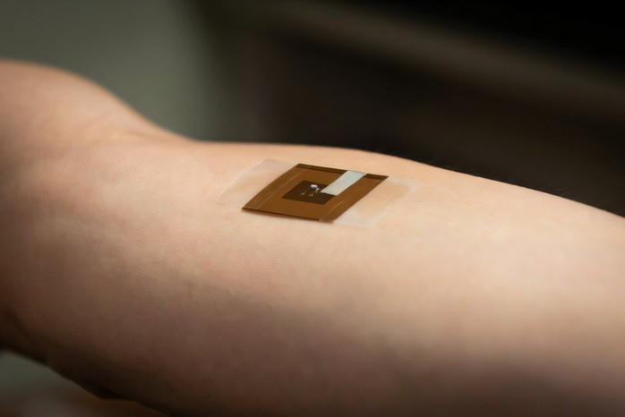 Miếng dán phát hiện ung thư da vừa được các nhà khoa học Mỹ phát triển - Ảnh: Trường Y khoa Đại học Wake Forest