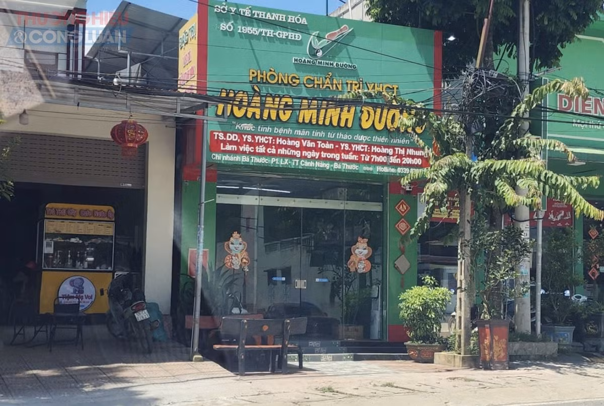 Phòng chẩn trị y học cổ truyền Hoàng Minh Đường thuộc Công ty TNHH Hoàng Minh Đường. Ảnh thuonghieucongluan.vn