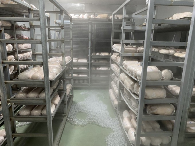 Hàng nghìn sản phẩm heo đông lạnh vừa được các lực lượng chức năng của tỉnh Gia Lai phát hiện và bắt giữ/Ảnh baotintuc.vn
