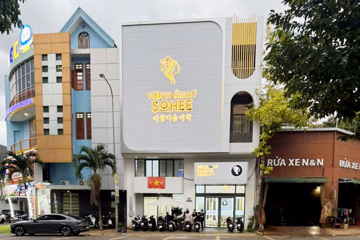 Viện thẩm mỹ SOHEE, địa chỉ số 7 đường Trần Nhật Duật, TP Buôn Ma Thuột, tỉnh Đắk Lắk vừa bị Thanh tra Sở Y tế xử phạt. (Ảnh danviet)