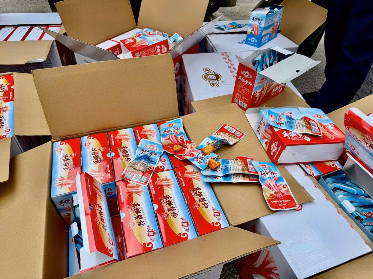 Tang vật vi phạm.