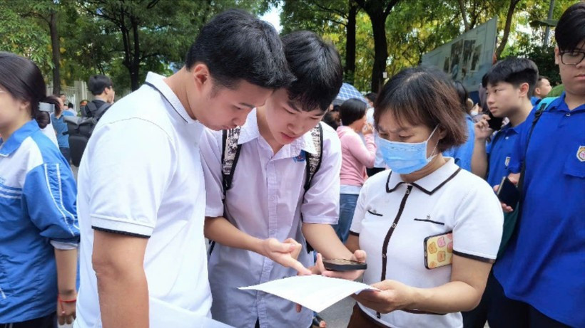 Hình ảnh tại Kỳ thi tốt nghiệp THPT năm 2025. (Ảnh: Đại Thắng/ND)