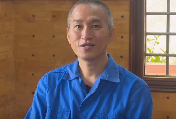 Đối tượng Tâm tại Cơ quan điều tra.