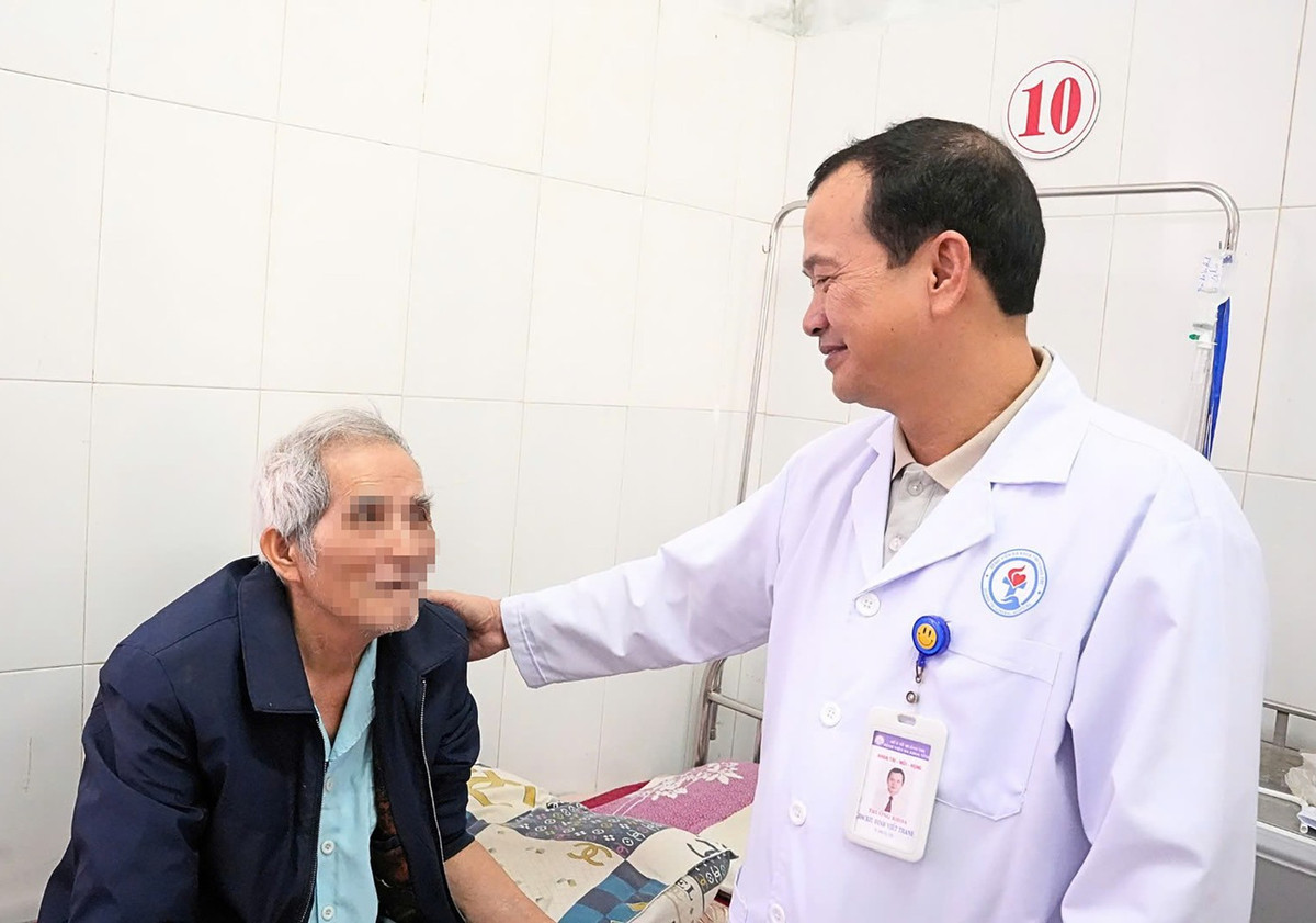 Sau 4 ngày phẫu thuật, tình trạng bệnh nhân cải thiện rõ rệt. Ảnh nguồn tienphong.vn