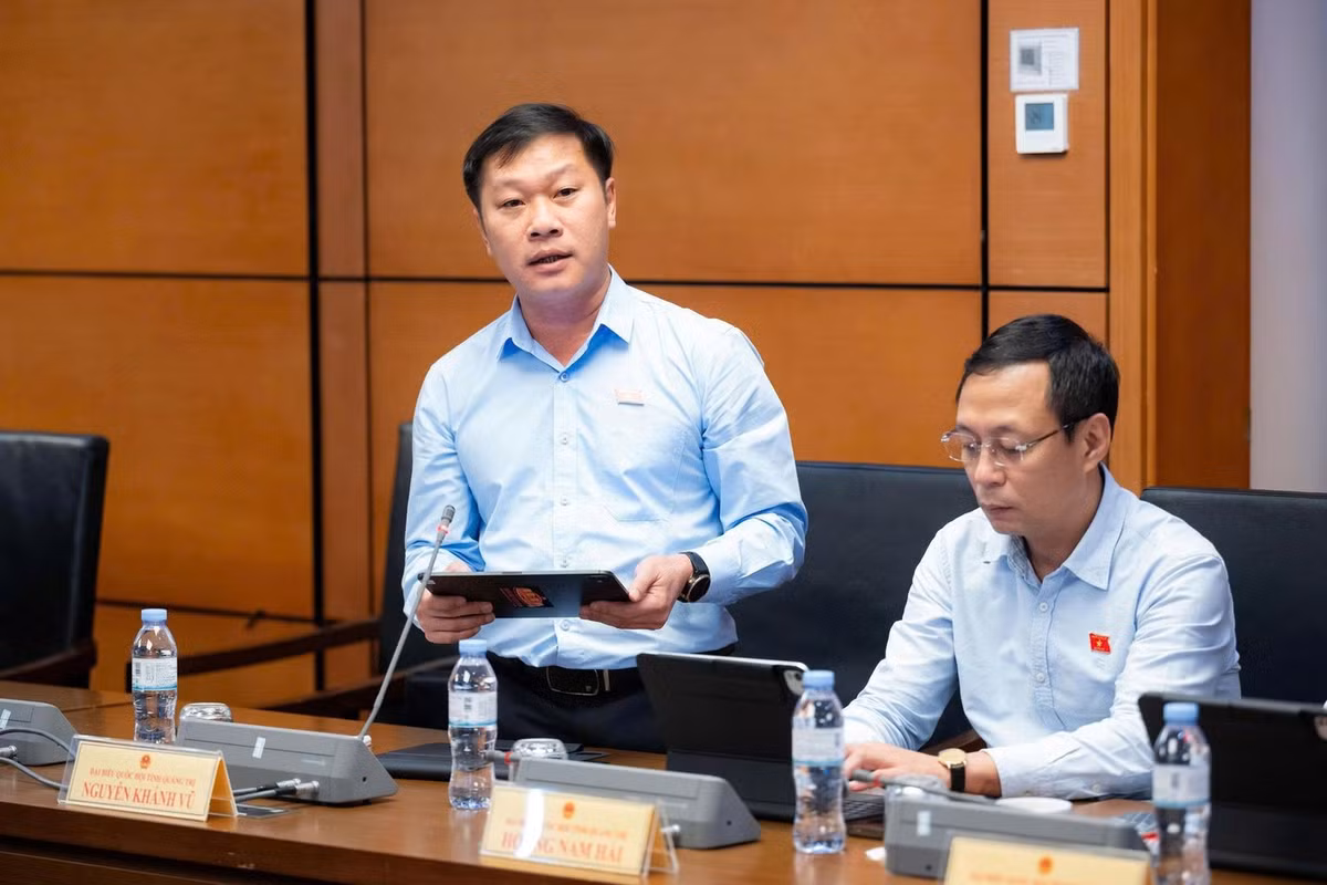 Đại biểu Nguyễn Khánh Vũ (Quảng Trị). Ảnh: PV