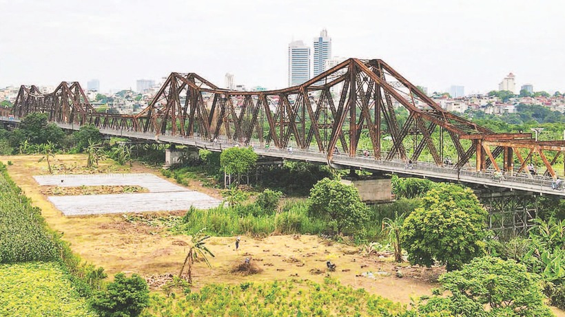 Bảo tồn bền vững cầu Long Biên là mong muốn của mọi người dân Thủ đô. Ảnh nguồn nhandan.vn