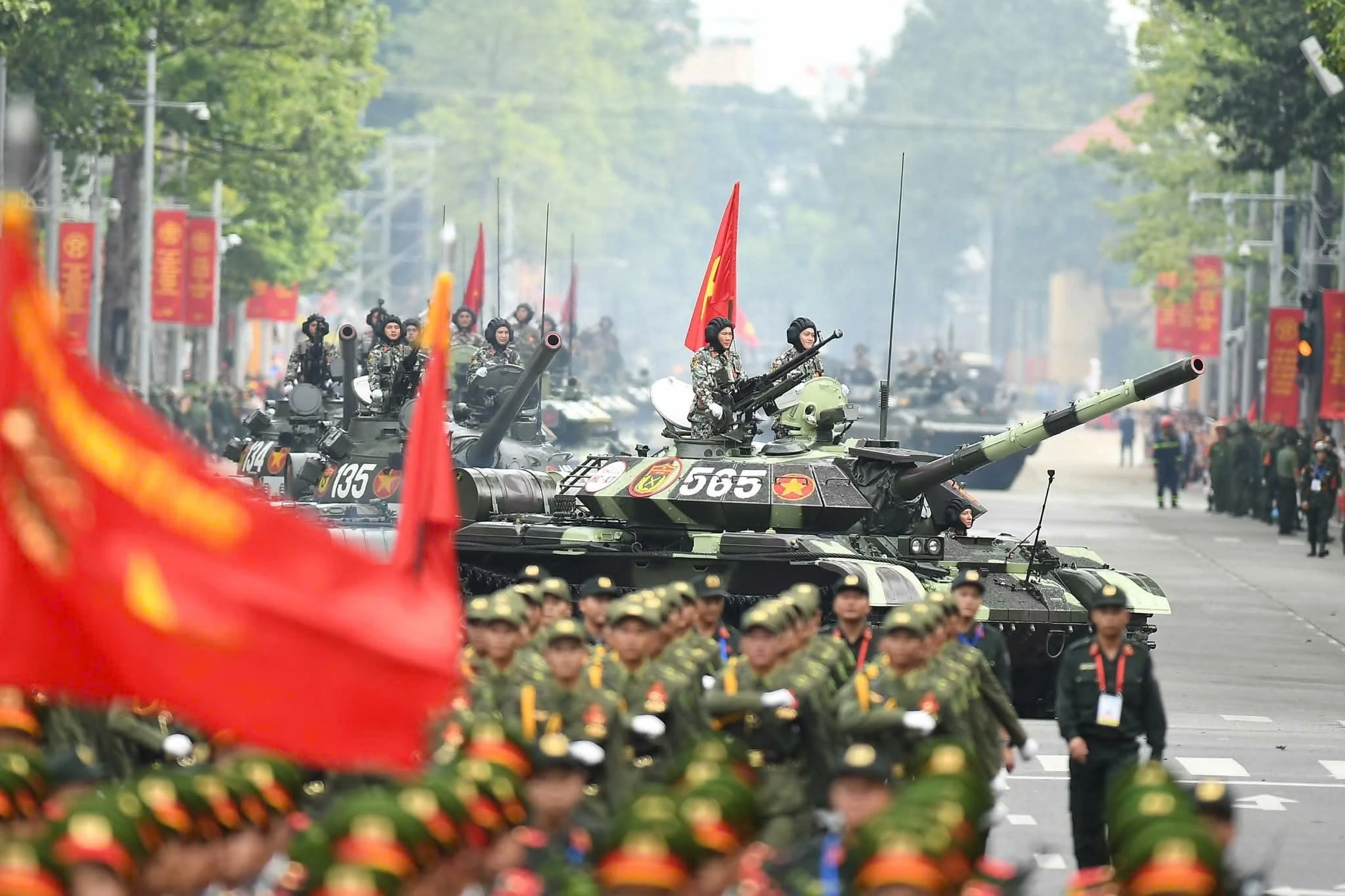 Dàn vũ khí hiện đại của Việt Nam trong lễ tổng duyệt diễu binh Quốc khánh 2/9