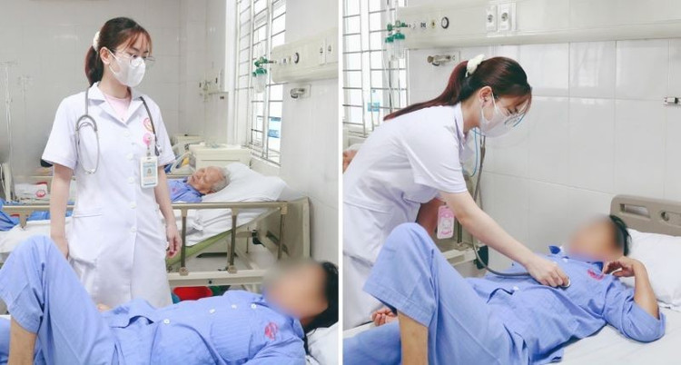 Thăm khám cho bệnh nhân sau ca cấp cứu thành công - Ảnh BVCC noi-soi-ngat1.jpg