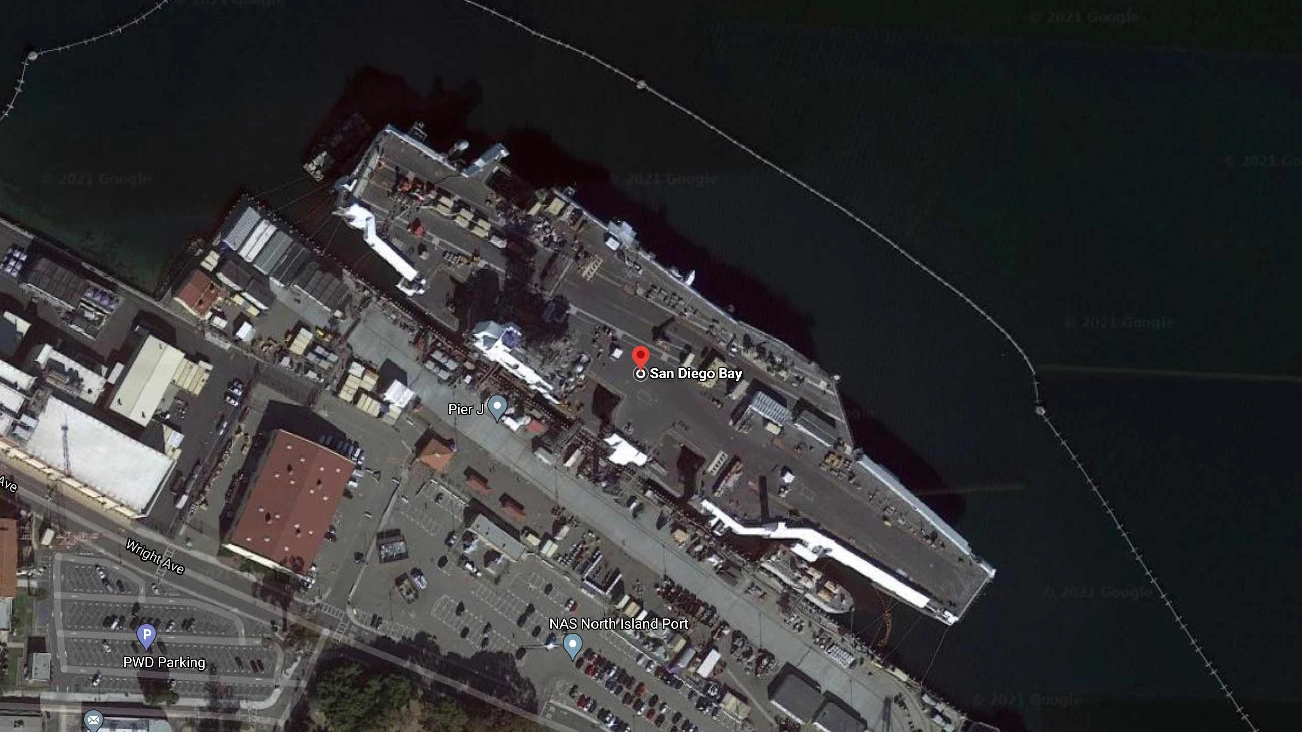 Soi Google Maps, phát hiện 8 tàu sân bay của Mỹ 