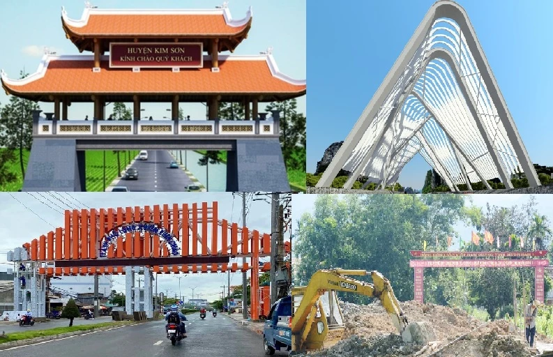 Những cổng chào tiền tỷ lãng phí, gây xôn xao dư luận