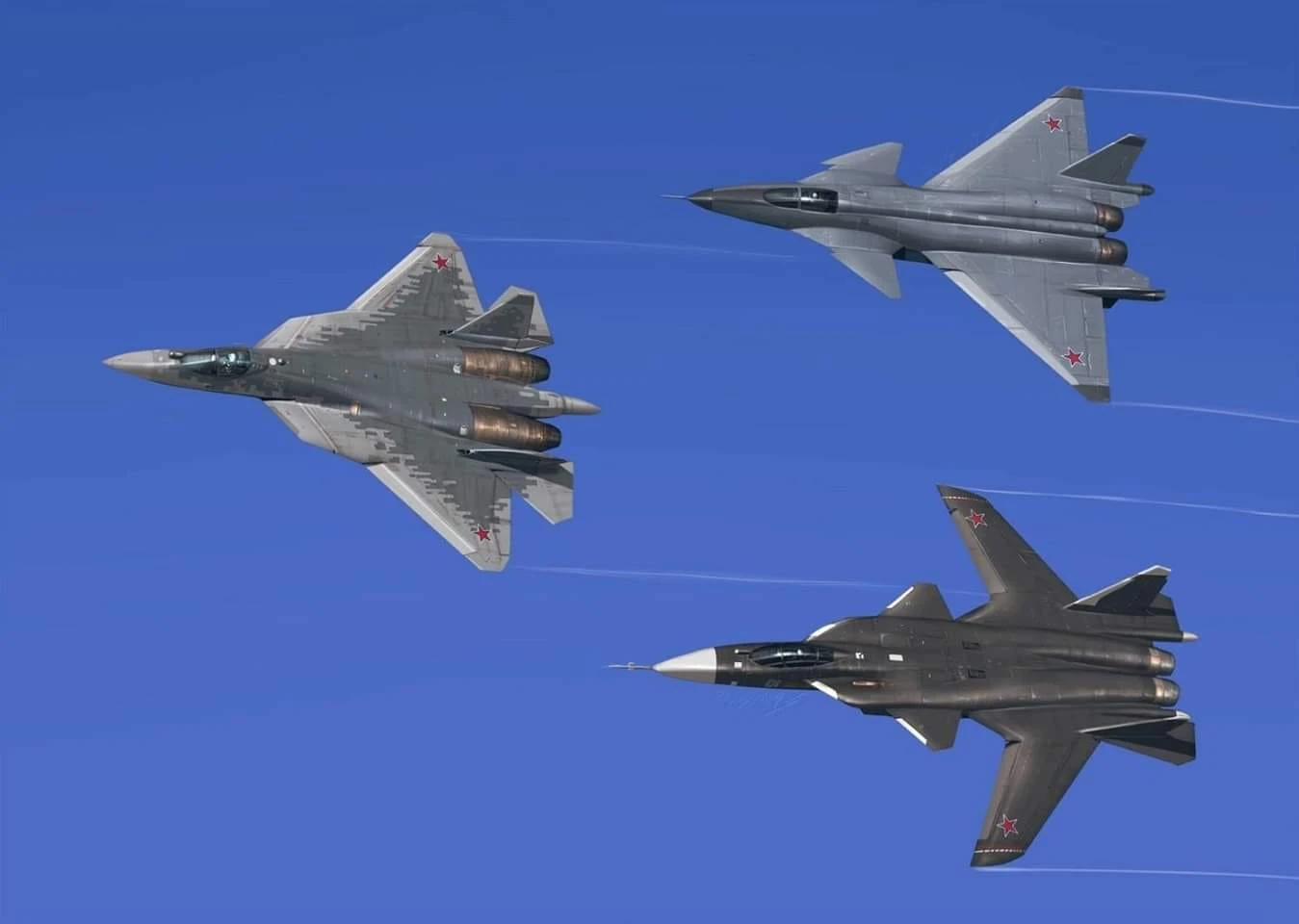 Thích thú trước đội hình Su-57 cùng 2 siêu cơ bí ẩn tại MAKS 2019