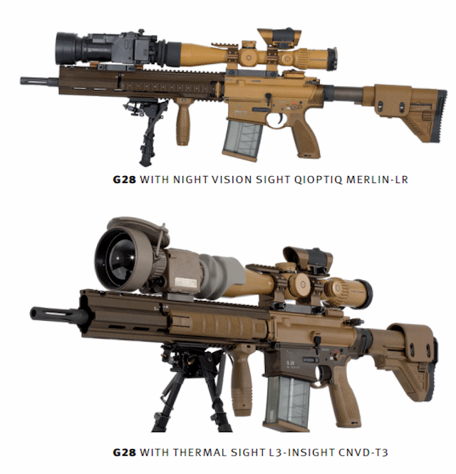 Giống với phiên bản cũ, súng sử dụng cỡ đạn 7,62x51mm chuẩn NATO và vẫn có cơ cấu bắn bán tự động với cơ chế nạp đạn trích khí khoá nòng và khoá nòng xoay. Nguồn ảnh: BI.