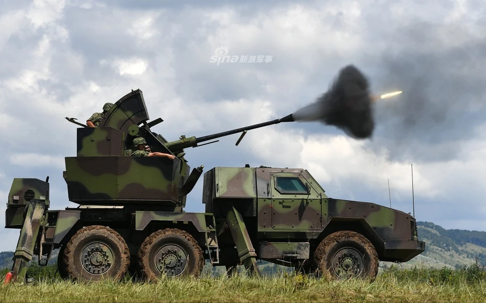 Kinh ngạc sức mạnh pháo phòng không tự hành Serbia