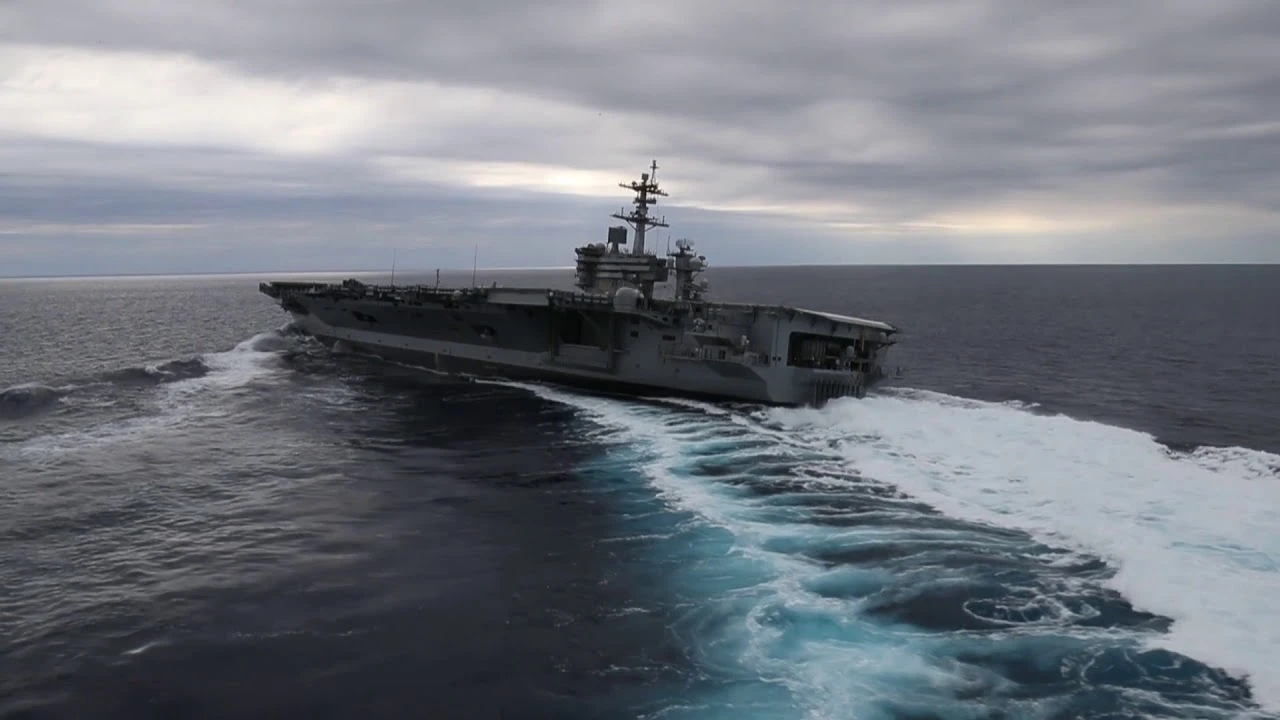 Hạm đội 6 Mỹ trở lại Đại Tây Dương với tàu sân bay “khủng”