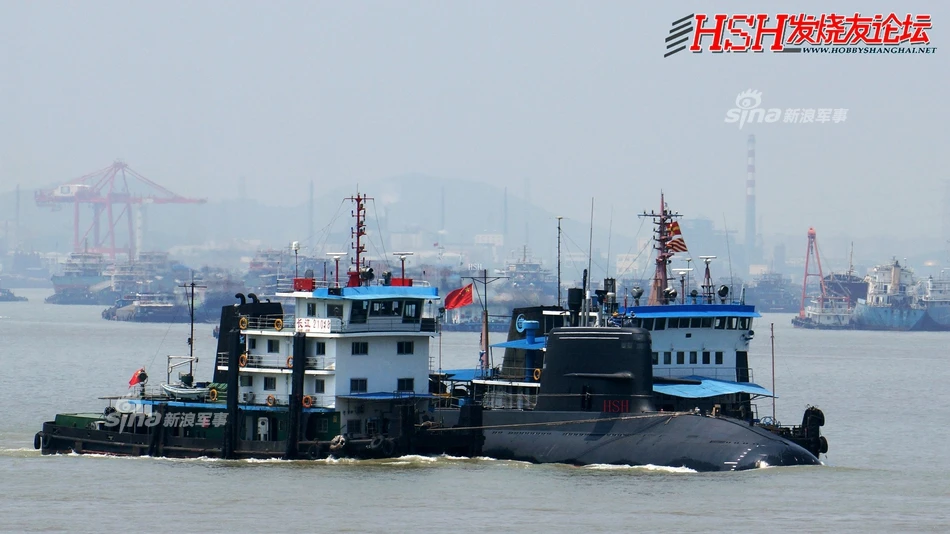 Cận cảnh tàu ngầm ít tên tuổi của Hạm đội Bắc Hải Trung Quốc