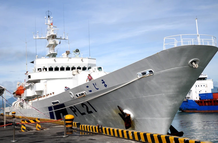 Mục kích tàu tuần tra Kojima của Nhật Bản cập cảng Đà Nẵng