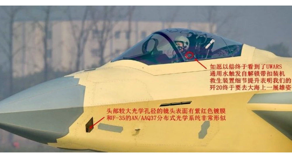 Báo Mỹ vạch trần tiêm kích J-20 sao chép công nghệ F-22