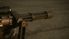 Tuy vậy, nhược điểm lớn nhất của các loại súng này đó là nó quá cồng kềnh. Kể cả các phiên bản minigun cầm tay cũng rất cồng kềnh với viên pin của nó nặng hàng chục kilogram gắn trong ba-lô trên lưng người sử dụng. Nguồn ảnh: Testhelicopter.