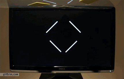 Những đường thẳng này thực chất di chuyển không hề cùng một hướng nhưng khi che cả 4 góc lại thì điều kỳ diệu lại xảy ra. Ảnh: Thinkinghumanity.