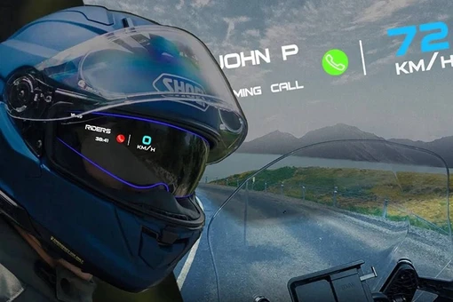 Shoei GT-Air 3 Smart - mũ bảo hiểm xe máy có AR, hiển thị như HUD ôtô