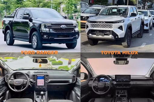 Ford Ranger giành "ngôi vương bán tải" từ tay Toyota Hilux tháng 7/2026