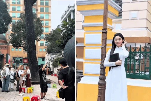 Lọ Lem khiến khách Tây dụi mắt nhìn 100 lần khi diện áo dài trắng nữ sinh