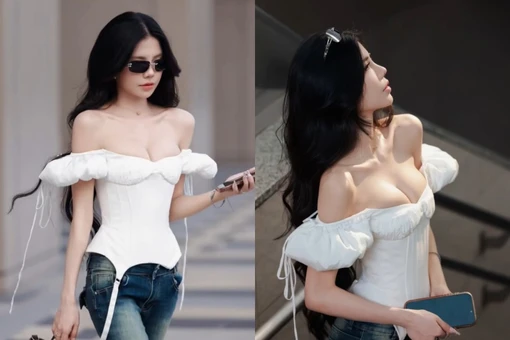 Đu trend "Trạm tỷ", Mai Dora khiến fan không khỏi "căng mắt"