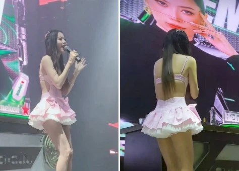 Nam Em mặc đồ thiếu vải khiến triệu người bàn tán