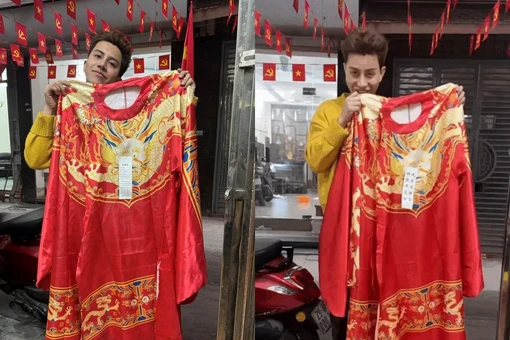 Bỏ tiền mua áo dài Tết mà tưởng mớ giẻ lau, tức đến nỗi phải... bật cười