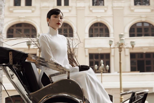 Hot girl Thái Ngọc San diện áo dài đón Tết, khoe nhan sắc thanh lịch