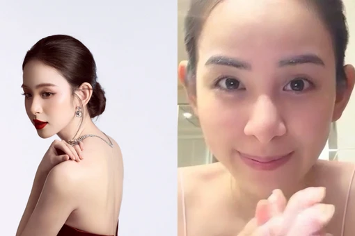 Mặt mộc đẹp "vô địch Việt Nam" của dâu hào môn Hương Liên