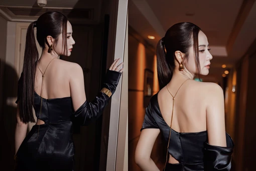 Huyền Lizzie ‘xả suộc’ ảnh đẹp, khoe lưng trần quyến rũ khiến fan xuýt xoa