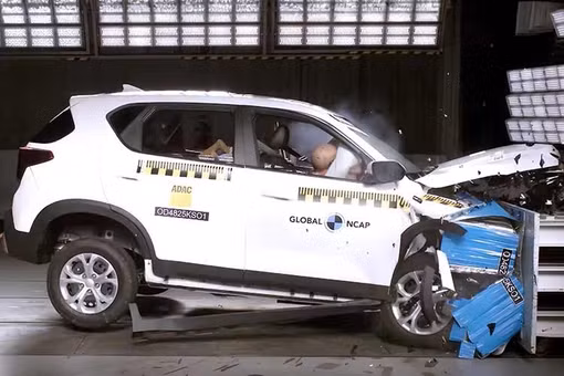 Kia Sonet thế hệ mới chỉ đạt 1 sao trong thử nghiệm an toàn