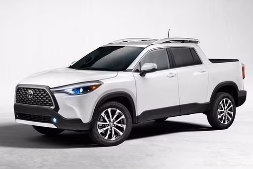 Toyota Corolla Cross phiên bản bán tải lộ diện trên đường thử