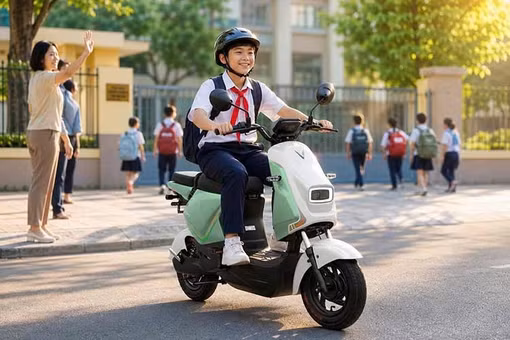 [GALLERY] Chi tiết xe máy điện Vinfast Amio S2 cho học sinh chỉ 12 triệu đồng