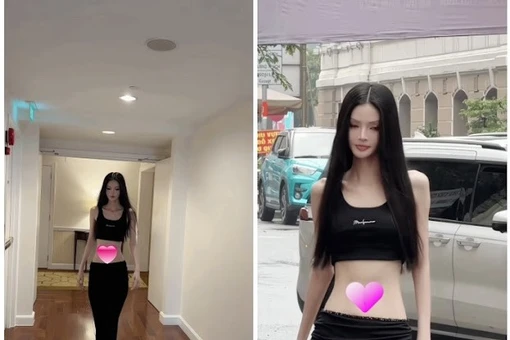 Vóc dáng “size 0” gây tranh cãi mạng xã hội của Á quân The New Mentor 2023