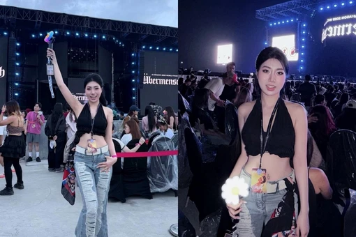 Em gái Văn Toàn nổi bật tại concert G-DRAGON với visual sáng rực