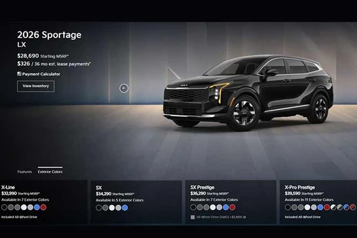 Kia Sportage 2026 gây tranh cãi vì bảng màu “buồn tẻ” đến lạ thường