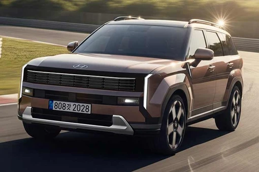 Hyundai SantaFe facelift 2027 lộ nội thất, đậm chất công nghệ