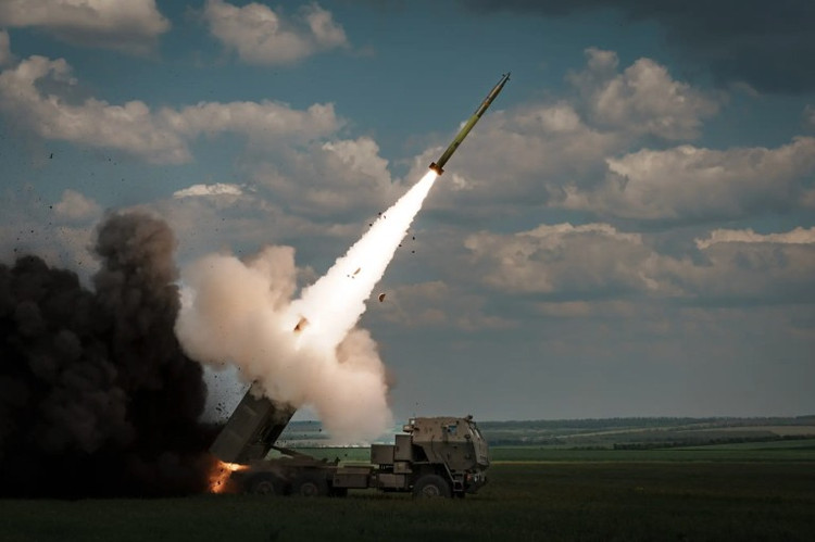Guided Multiple Launch Rocket System (GMLRS), launched from the M142 HIMARS system in service with the Ukrainian army. gmlrs.jpg