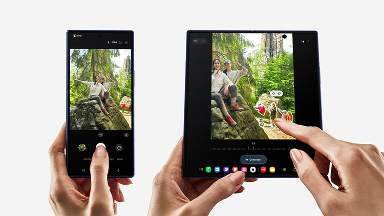 Дополнительный дисплей 6,5 дюйма и основной дисплей AMOLED 2X диагональю 8 дюймов увеличивают площадь дисплея на 11%, что идеально подходит для многозадачности и развлечений. 8778126-samsung-mobile-galaxy-unpacked-july-2025-galaxy-z-fold7-pr-main2-1.jpg