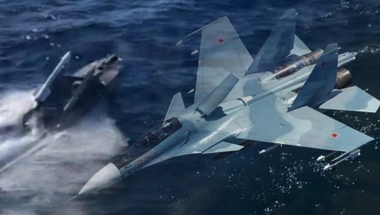Nur wenige Monate später, am 2. Mai 2025, schoss die GUR in Zusammenarbeit mit dem Sicherheitsdienst der Ukraine (SSU) und den Verteidigungsstreitkräften zum ersten Mal in der Geschichte eine Su-30SM über dem Schwarzen Meer ab. Dabei kam eine AIM-9 Sidewinder-Rakete zum Einsatz, die von einem seegestützten unbemannten Fahrzeug abgefeuert wurde. Dies ist ein Beweis für die Kreativität und Flexibilität der Ukraine in der asymmetrischen Kriegsführung. 7-80.jpg