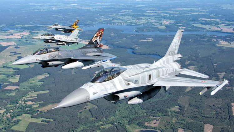 NATO fighter squadrons not only patrol the airspace but also coordinate with ground radars and long-range air defense stations, forming a continuous surveillance network. This helps the alliance detect threats early and respond promptly. 6-9119.jpg