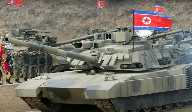 The active protection systems on the Chonma-2 tank use radar to continuously monitor the environment for approaching threats, and when incoming projectiles are detected, the system automatically tracks the projectiles, calculates their trajectory, and deploys protective munitions to intercept and destroy them — thus preventing the projectiles from colliding with the tank. Photo: @ War Thunder — official forum. 9.png