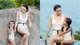 Hồ Ngọc Hà và con gái Lisa diện đồ bơi cùng khoe chân dài