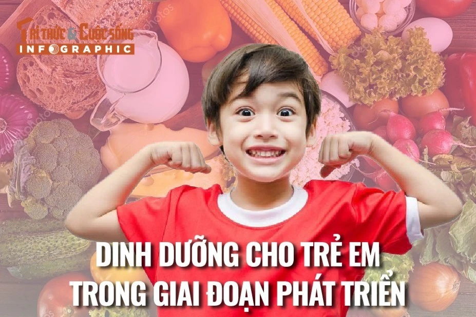  [INFOGRAPHIC] Dinh dưỡng cho trẻ em trong giai đoạn phát triển