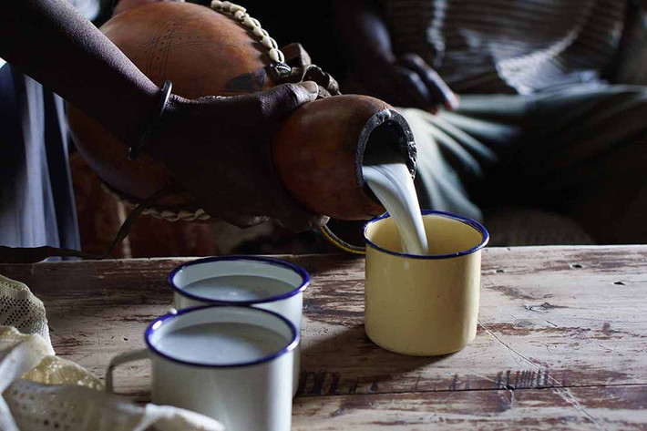 9. Mursik: Mursik là một biến thể sữa lên men của người Kalenjin ở Kenya. Nó được làm từ cả sữa dê và sữa bò, sau khi lên men sẽ được đựng trong quả bầu khô.