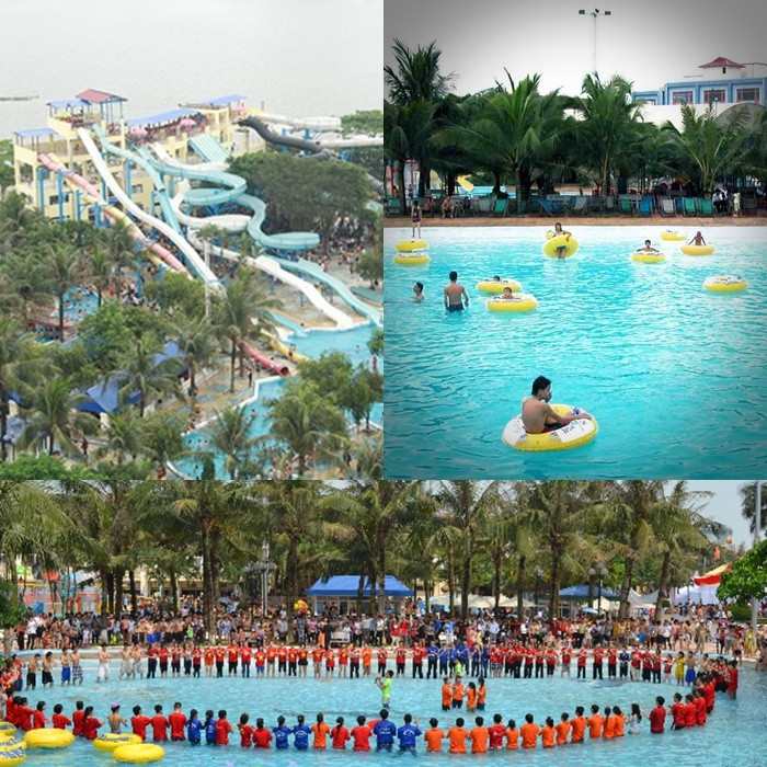 Công viên nước Hồ Tây ( Phường Nhật Tân, Tây Hồ, Hà Nội) là một trong những địa điểm vui chơi cực kỳ hấp dẫn, khiến giới trẻ Hà Thành không thể nào bỏ qua được. Ở công viên nước Hồ Tây, giới trẻ Hà Thành cũng có thể tham gia vào các hoạt động vui chơi sẵn có, và thưởng thức các bộ phim 3D bom tấn, ngắm phòng tranh 3D cực đẹp và vui chơi trong lâu đài cổ tích...